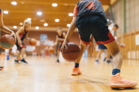 basketball between the legs, Bryant Villota, Crossover performance physical therapy, Tampa, Florida